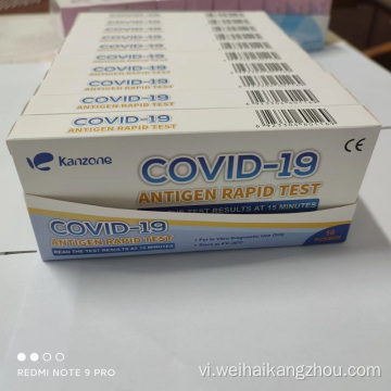 Covid 19 Cassette xét nghiệm trước mũi kháng nguyên